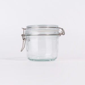 Bocal de Conservation en Verre avec Fermeture à Clip – Pot Hermétique Traditionnel pour Aliments et Épices – Écologique