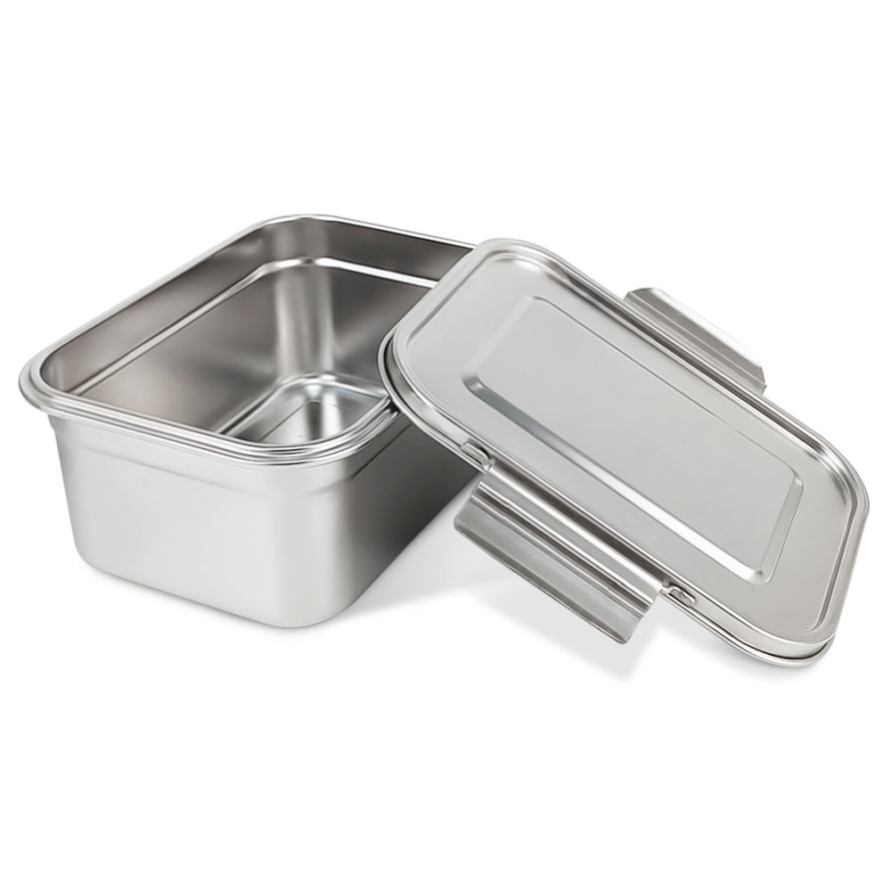 Boîte à Lunch en Acier Inoxydable 304 – Boîte Bento Hermétique à Compartiments – Étanche et Durable – Image 3